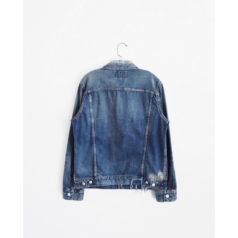 HBNS Japan Blue Selvedge Denim Repair Jacket XL - Picture 4 of 7